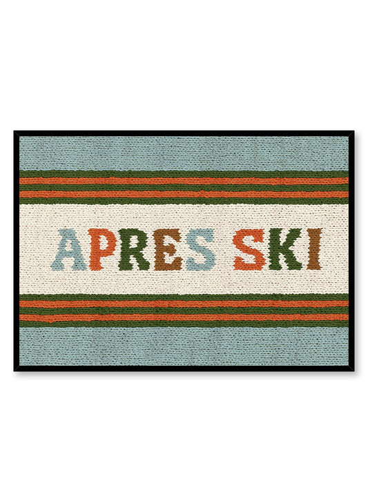 Apres Ski Knit and Cozy, Poster
