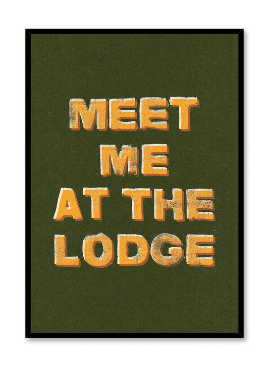 Meet Me at the Lodge, Poster
