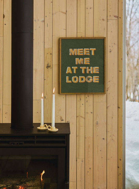 Meet Me at the Lodge, Poster