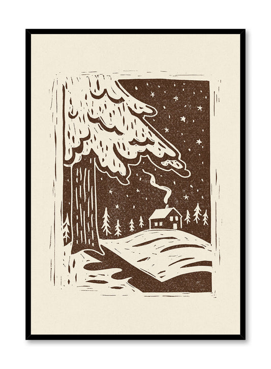 Snug little Cabin, Poster